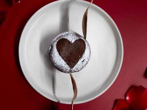 Mi-cuit chocolat coeur surprise