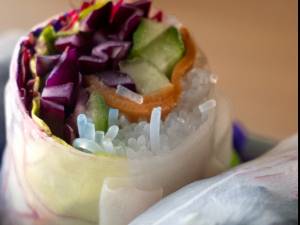 Rouleaux de printemps fleuris