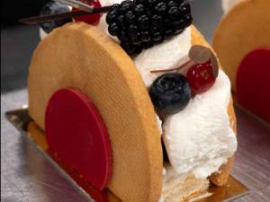 Dessert fruits rouges vanille